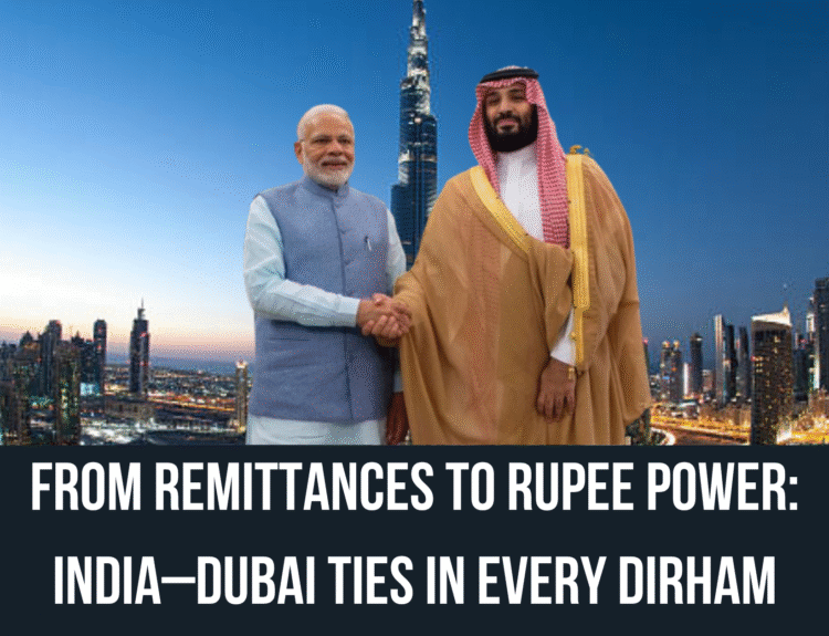 From Remittances to Rupee Power: India–Dubai Ties in Every Dirham