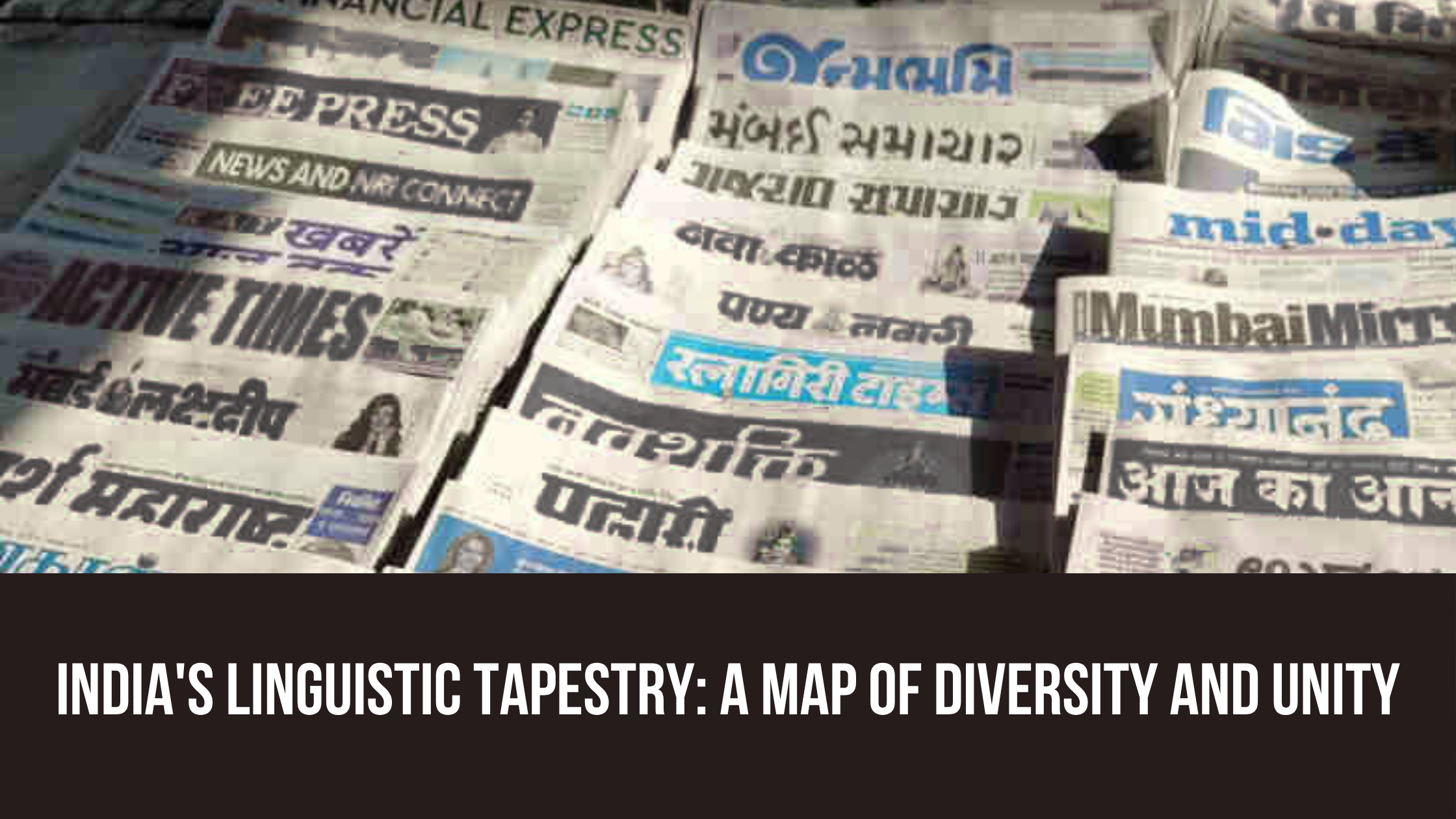 India's Linguistic Tapestry: A Map of Diversity and Unity